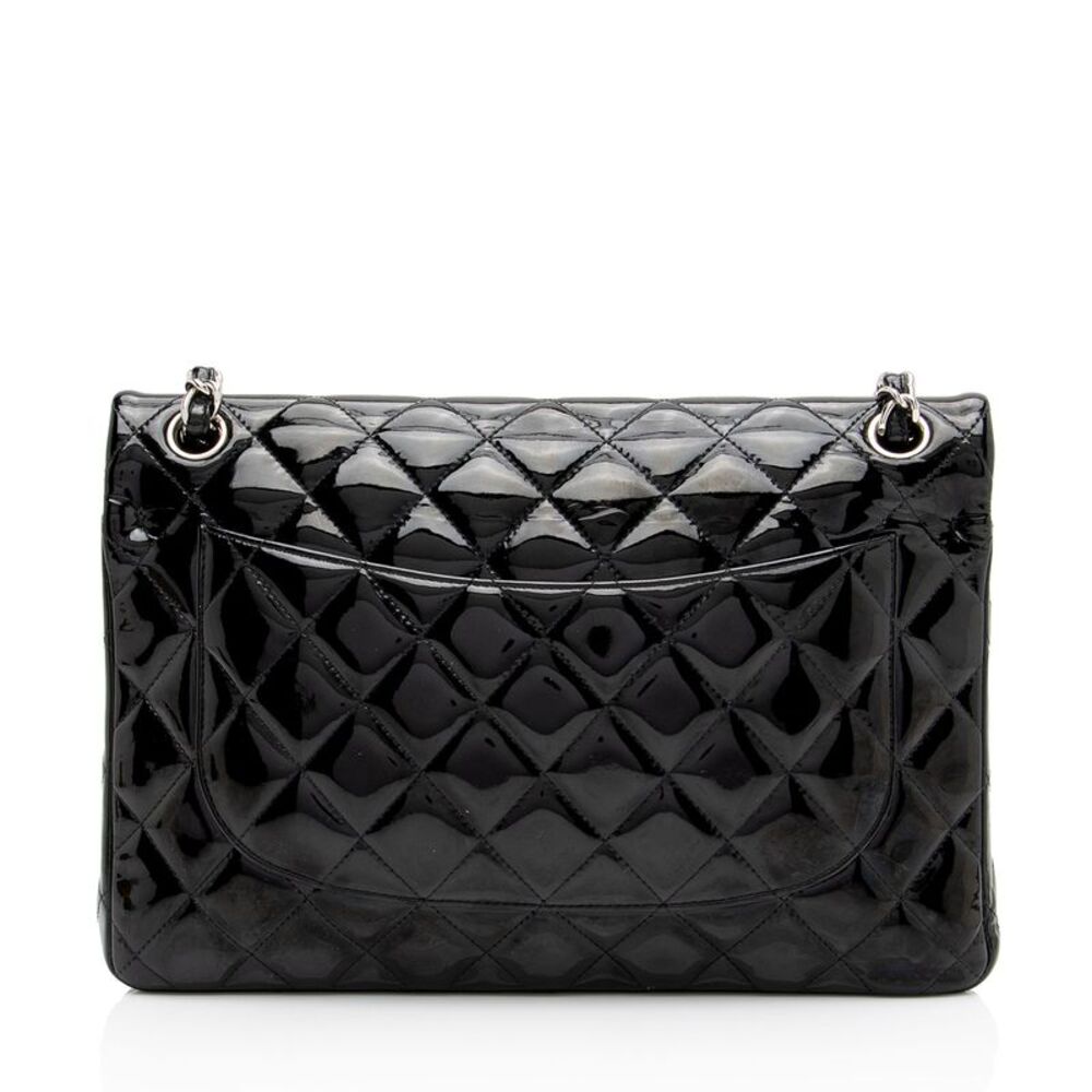Chanel Patent Leather Classic Jumbo Double Flap Bag - Picture 3 of 15